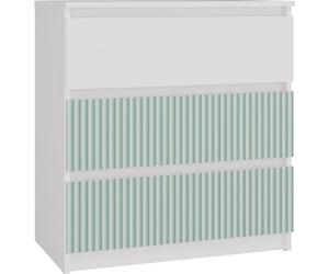 Table haute moderne avec 3 surfaces de rangement - MALWA M3 ARTESS | Mit/Menthe | 70x40x75cm