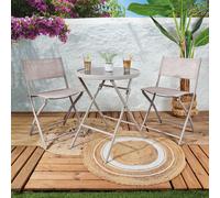 Table - HOME DECO FACTORY - ELBA - Pliable - Beige