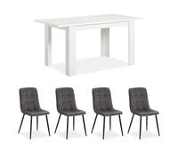 Table homestyle4u blanc