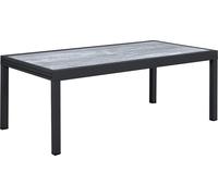 Table jardin en aluminium extensible "Lagos" - 200/320 x 105 x 76 cm - Gris