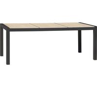 Table Jardin Venise Céramique Et Aluminium Gris Anthracite - Dcb Groupe - Decochine
