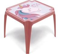 table licorne 44 x 50 cm polypropylène rouge/rose