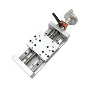Table Linéaire Manuelle NS100S 100mm Affichage Numérique Autobloc 100kg | For fraisage CNC, machines à graver, automatisation DIY, vis T16x4, acier inoxydable 304