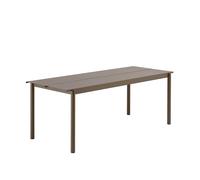 Muuto Table en acier Linear steel table 200 cm Taupe