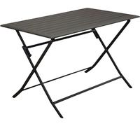 Table Lorita 110x70 Graphite Table De Jardin Compacte Et Robuste - Forza