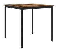 Table mange-debout carrée en bois | Pieds en métal, cadre stable, surface lisse, nettoyage facile, pour cuisine et salle à manger