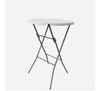 WERKA PRO Table Mange Debout Pliante Ø80 x 110 cm - Polyéthylène Résistant - Structure Acier - Système de Pliage Rapide - Tab