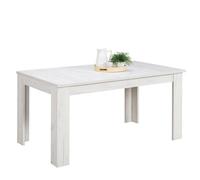 Table Manger Moderne 160x90 Cm Blanc 8 Places Extensible