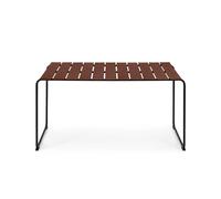 Table Mater Ocean 140x70 Rouge Brûlé