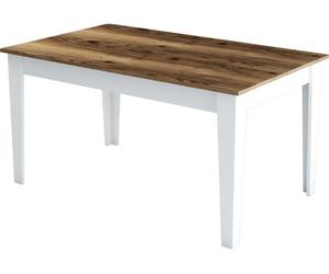Table Milan 520 noyer blanc 145 x 88 x h75