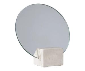 Table mirroir House Nordic Beige Ø 18x18 cm