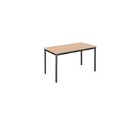 Table multi-usages hêtre L 120 x P 60 cm - Éco - piètement anthracite
