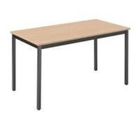 Table multi-usages hêtre l 120 x p 60 cm - éco - piétement antrhacite - anthracite - nc Anthracite