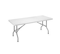 Table multi-usages pliante d'extérieure grise L 183 x P 76 cm