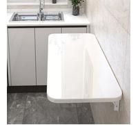Table murale AGNESG - SUPFINE - Blanc - Contemporain - Design - Meuble de cuisine