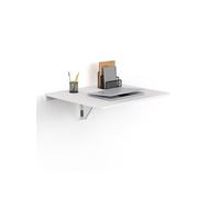 Table murale EXPRESS rabattable 2 personnes blanc L. 70 cm