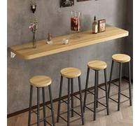Table murale industrielle pliante pour économiser de l'espace - Établi pliable et extensible pour la maison, la cuisine et le bureau (80 x 30 cm)