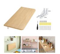 Table Murale multifonctionnel pour bureau cuisine chambre, Willonin® Table Rabattable d'étude 60x30cm pliable à 90°, Gain de place