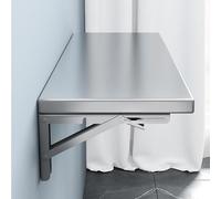 Table murale pliable pour cuisine, camping-car, maison, bureau, buanderie, design compact et peu encombrant, installation facile