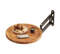 Table murale pliable pour lit - Plateau de lit extensible monté au mur
