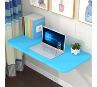 Table murale pliante en bois robuste et compacte pour les petits espaces - Idéale pour salle à manger, cuisine, étude, ou poste de travail informatique - Solution peu encombrante