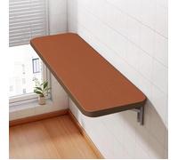 Table murale pliante multifonctionnelle,XJING table murale pliante pour la cuisine, peu encombrante (Teck, 60*30*1.6cm)