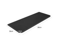 Table murale rabattable Alicia - Bureau mural pliable - Noir - 80x50x1,6CM