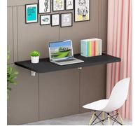 Table Murale Rabattable en Bois XUANYU - 60*30 cm - Noir