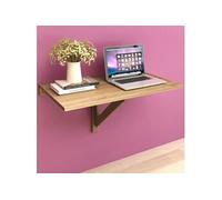 vidaXL Table Murale Rabattable - Chêne
