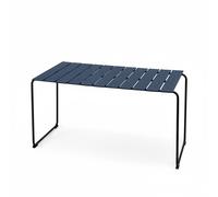 Table Ocean 140x70 cm Bleu Poussiéreux