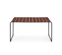 Table Ocean 140x70 Rouge Brûlé