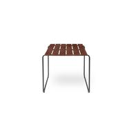 Table Ocean 70x70 Rouge Brûlé