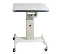Table ophtalmique motorisée avec tiroir, zone de travail 55 x 48 cm, course de levage de 19 cm, capacité de 100 kg, table d'examen électrique pour clinique de soins oculaires