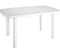 PROGARDEN Table de jardin modulaire 9694329 137 x 85 x 72 cm Blanc