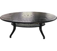 Table ovale King's Cross - 250x176 cm - Fonte d'aluminium