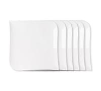 Table passion Assiettes plates porcelaine - Blanc