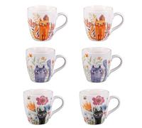 Table Passion – Coffret 6 tasses Savannah – 23 cl – Porcelaine – Blanc