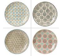 Table Passion – Coffret de 4 assiettes plates Bohème 26 cm