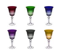 Table Passion - Coffret de 6 verres à pied 22 n cristallin taillé