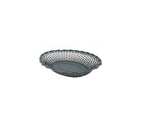 Roger Orfèvre – Corbeille à pain Vintage ovale 30 x 24 cm Gris givré