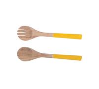 Table Passion - Couvert à salade Bambou jaune 27,5 cm