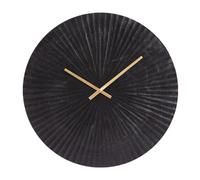 Table passion Horloge murale analogique - Noir