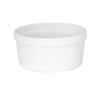 TABLE PASSION - Moule à soufflé 21 cm en porcelaine blanche, capacité 360 ompatible lave-vaisselle