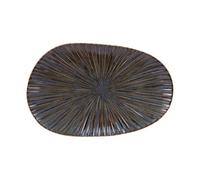 Table Passion - Plat organique Liv bleu 31x20 cm