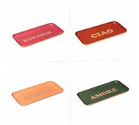 Table passion Plateau de service rectangulaire - Multicolore