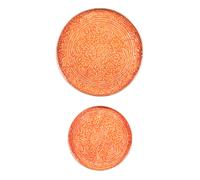 Table passion Plateau de service rond - Orange