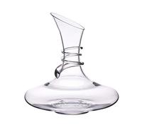 Table Passion Spirala Carafe à Vin en Verre de Forme Évasée, Transparent