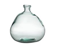 Vase bouteille simplicity 23 cm en verre