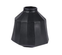 Vase Cannelle Juno Noir 23 cm Table Passion