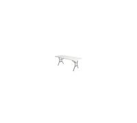 Lifetime Table pliante en plastique, table de fête pour le jardin blanc 182 x 76 x 74 cm (l x p x h)